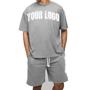 Camisetas Casuales de Verano para Hombre, de Algodón, Talla Grande, para Ropa Urbana, Manga Corta, Deportivas, para Correr, OEM - Product Image 2