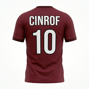 Athletic Fit Classic Style Soccer Jersey Breathable Short Sleeve Training & Match Play Team Soccer Jersey for Adults - Product Image 2