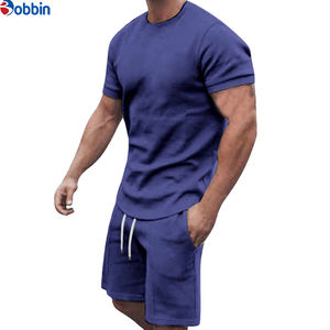Ensemble de jogging court pour homme grande taille avec logo personnalisé, respirant, collection été, style vacances à la plage, confortable - Product Image 4