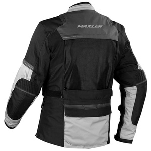 Veste longue de moto de course pour hommes avec protecteurs et doublure coupe-vent Veste de tourisme textile de haute qualité - Product Image 4