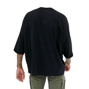 Camiseta Extra Grande para Hombre, 100% Algodón, con Logotipo Personalizado, Transpirable, de Secado Rápido, Ligera, de Manga Corta, con Patrón Liso, Tejido de Punto - Product Image 4