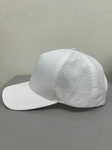Leopard Pattern Inner Custom Logo Print Terry with Laser Cut Hand Embroidery Tape Closure Vietnam Manufacturer Golf Caps - Product Image 2