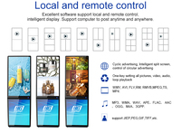 Écran numérique portable de 32 pouces, Full HD, signalisation numérique, tableaux numériques intelligents Android, Logovision avec boîte à lumière LED magnétique