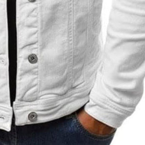 Factory Direct High Quality Men's <b>Denim</b> Jackets Classic Jean <b>Coats</b> for Men Affordable Wholesale <b>Denim</b> Jackets Wholesale - Product Image 5