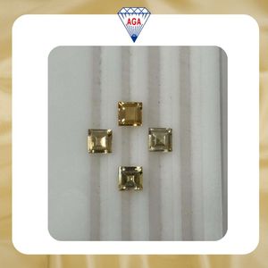 พลอยโทแพซสีชมพูทรงปรินเซสคัทธรรมชาติ หายาก แบบเปลี่ยนสีได้ สำหรับทำสร้อยคอ เครื่องประดับ ขายส่ง รับผลิตแบบ OEM - Product Image 6