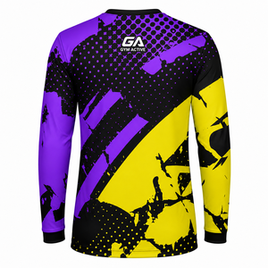 Mens Custom Printed Cartoon Front Solid Breathable <b>Long</b> <b>Sleeve</b> Gym Sweatshirt Athletic <b>Workout</b> Sportswear Fitness Training - Product Image 5