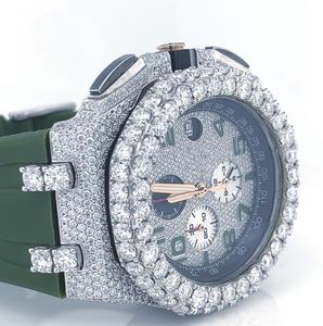 High on Demand Luxury Designed Moissanite <b>Iced</b> <b>Out</b> <b>Watch</b> for Unisex From Indian Supplier at Bulk Price - Product Image 4