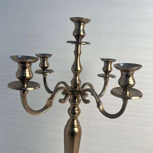 Porte-bougie artisanal en aluminium pour une décoration élégante de la maison, du salon et une ambiance lumineuse. - Product Image 5