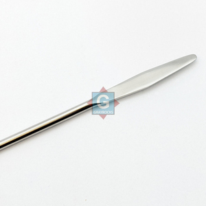 Espátula de Cemento de Doble Extremo de Acero Inoxidable, Instrumento Quirúrgico Dental Manual de Clase I, Color Plata - Product Image 4