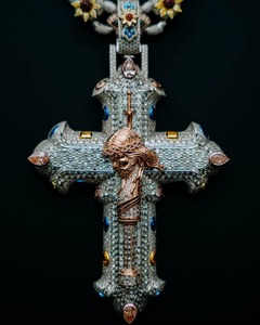Pendentif Croix Religieuse avec Figurine de Jésus-Christ Plaqué Or 18K Argent 925 Moissanite Bijoux Chrétiens Pendentif Foi Religieuse - Product Image 6