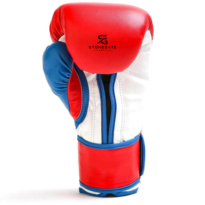 Guantes de Boxeo de Cuero Vacuno con Cordones, Logotipo Personalizado, Equipo Profesional para Entrenamiento y Combate, Venta al Por Mayor 2026 - Product Image 3