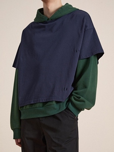 เสื้อฮู้ดดี้ผู้ชายแบบย้อมสีเอซิดรุ่นใหม่ล่าสุด พร้อมปรับแต่งสีและโลโก้ แห้งเร็ว ผลิตจากผ้าฝ้ายผสม เสื้อฮู้ดดี้ย้อมสีเอซิดสำหรับผู้ชาย - Product Image 3