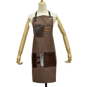 Custom Design Print Logo Bib Barber <b>Apron</b> Cotton <b>Waterproof</b> Adult <b>Apron</b> Men Women Custom Logo Sleeveless Polyester Fashionable - Product Image 5