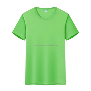 14 colores en stock Poliéster Oem logo Custom Blank Plain President Campaign 100% algodón, camiseta para hombre, ajuste holgado - Product Image 3