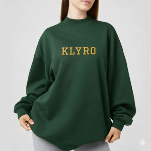 Sweat-shirt en molleton à col rond confortable de qualité supérieure pour femmes, pull ample, long, en coton mélangé doux, chaud, décontracté, tenue d'automne et d'hiver - Product Image 1