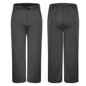 Wholesale Loose Fit <b>Baggy</b> Jogger Pants Mid Waist Drawstring Closure Winter Gray Casual <b>Trouser</b> For <b>Men's</b> - Product Image 3