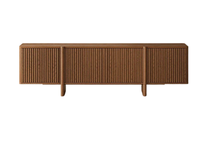 Nara Modern Wooden Nightstand Refined Wood Grain Eco-Friendly Design Generous Storage Compartments Bedroom - Product Image 6