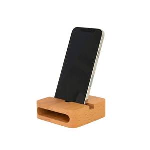 Custom Wooden <b>Phone</b> <b>Stand</b> Handmade Solid Wood <b>Mobile</b> Holder Desktop <b>Stand</b> for Home Office Table Kitchen and Bedroom - Product Image 1