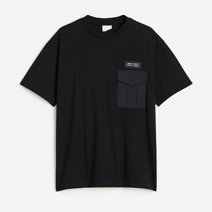 T-shirt décontracté d'été pour homme, grande taille, en mélange polyester/coton de haute qualité, coupe ample, coupe-vent, tissu 320g – Offre Spéciale - Product Image 4