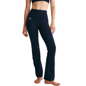 Leggings de sport évasés pour femmes, taille haute, extensibles, respirants, confortables pour le yoga, la course et la gym, vêtements de sport OEM - Product Image 1