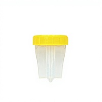 Gobelet stérile mini pour prélèvement d'urine 60 ml sans aiguille avec tube détachable de 8 ml, récipient pour échantillons pour flux de travail en laboratoire
