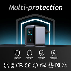 Cargador de Teléfono Móvil Eléctrico de Carga Rápida USB Tipo-C GaN PD3.0 de 67W KYT para 17 - Product Image 5