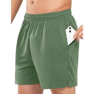 Pantalones Cortos Deportivos 2 en 1 de Secado Rápido, Transpirables, para Correr, Entrenamiento, Gimnasio, 100% Poliéster, Diseño Nuevo - Product Image 5