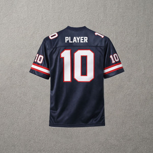 Maillot d'entraînement personnalisé de haute qualité, respirant, 100% polyester, tissu à séchage rapide, maillot de football américain, réductions en gros - Product Image 3