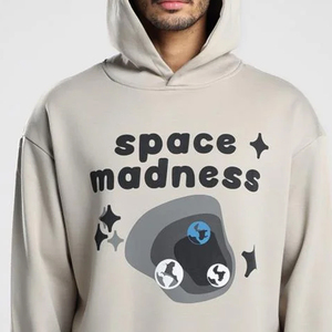 Sudadera con Capucha Personalizada con Estampado 3D en Relieve, Tejido Grueso, Diseño de Impresión en Relieve, Cómoda Construcción de Pullover, Capucha con Cordón Ajustable en la Parte Delantera - Product Image 5