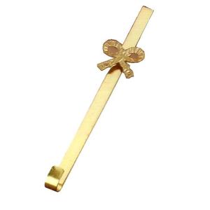 High Quality <b>Christmas</b> Decorative Tree Eco-Friendly Brass <b>Wreath</b> Holder Indoor Wall Mount Hanger for Home Kitchen <b>Door</b> Hooks - Product Image 6