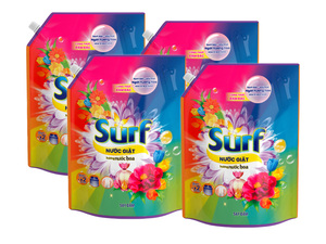 Support de sac à bec inférieur en plastique PET PE pour pochette de liquide sac de liquide de détergent imprimé personnalisé emballage de poudre à laver Vietnam - Product Image 4