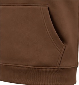 Sudadera con capucha personalizada con cremallera, de forro polar grueso, estilo streetwear oversize, fabricante de chaquetas, corte regular, bolsillo de forro polar - Product Image 6