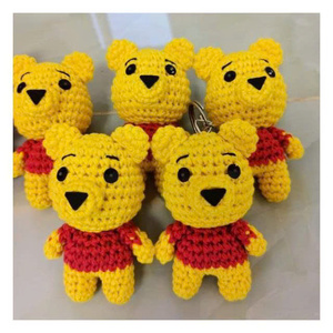 Llavero de Animales de Ganchillo, Lindos Peluches Hechos a Mano, Amigurumi, Juguete Artesanal, Regalo Personalizado con Logotipo para Niños, Parejas, Recuerdo de Cumpleaños - Product Image 5