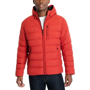 OEM <b>top</b> quality Puffer Jacket Unisex Thicken Winter Jacket with Hooded Collar& Zipper Closure Solid Warm Loose Fit <b>bubble</b> jacket - Product Image 4