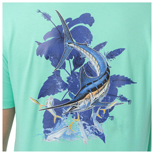 T-shirt 100% polyester à motifs floraux, impression par sublimation, avec logo personnalisé, vêtements de sport imprimés sur mesure - Product Image 6