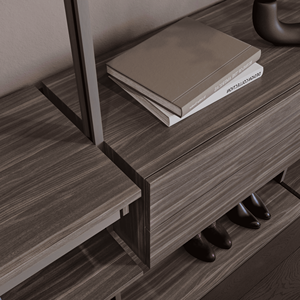 JY Project Customized Modern Convertible <b>Large</b> Bedroom Closet System MDF <b>Wardrobe</b> Waterproof Durable Storage Cabinets Vietnam - Product Image 5