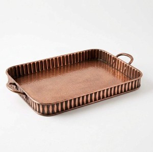 Nueva Bandeja de Servir de Cobre de Alta Calidad con Diseño Clásico, Bandeja de Metal de Cobre para Servir Alimentos, Apta para Uso Alimentario, Decorativa, para Mesa - Product Image 4