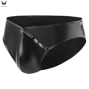 กระเป๋าคาดเอวหนัง PU คุณภาพสูงจาก Raccoon Sports แบบปิดด้วยกระดุม ดีไซน์เซ็กซี่ เหมาะสำหรับงานปาร์ตี้ ให้ลุคเปียกๆ  ชุดคลับแวร์สำหรับผู้ชายประสิทธิภาพสูง - Product Image 3