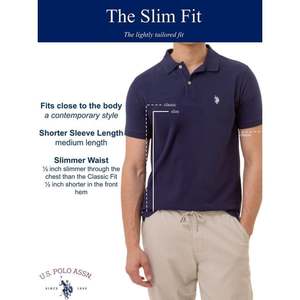 Chemise de golf pour homme, grise, manches courtes, mélange polyester/coton, imprimée, logo sur le devant, coupe classique, style preppy, respirante, tricotée 180g - Product Image 2