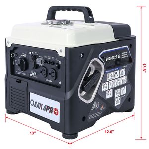 Generatore a Gas Portatile da 1200W con Inverter, Ultra Silenzioso, Conforme EPA con Modalità Eco, Ultra Leggero per Uso Domestico di Emergenza - Product Image 6
