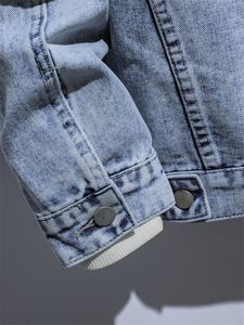 Wholesale Custom Logo Fashion <b>Denim</b> <b>Men</b> <b>Jackets</b> Outwear <b>Men</b> Jean <b>Jacket</b> <b>Denim</b> <b>Jacket</b> for <b>Mens</b> - Product Image 3
