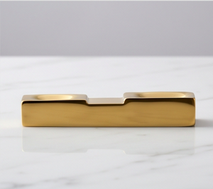 Cubiertos de Metal pulido dorado con espejo, descanso de cuchara para cocina, hogar, Hotel, restaurante y eventos de boda, artículos de decoración de mesa de uso - Product Image 3