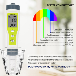 Độ Chính Xác Cao Tester Bút 3 Trong 1 EC Meter Kiểm Tra Độ Dẫn Bút Cho Thủy Canh Tháp Dọc Nông Nghiệp Vườn - Product Image 5