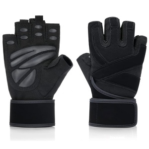 Sport Weight Lifting Gym Fitness Padded Weight Lifting Gloves Gym Gloves Workout Gloves with Wrist Wraps - Product Image 2