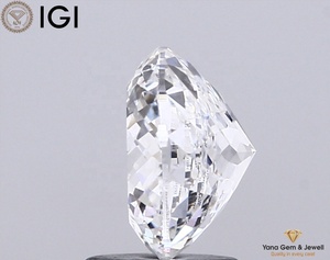 Stunning 2.01 Carat CVD Lab Grown Diamond Portuguese Cut F Color VVS2 Clarity with IGI Certificate for <b>Unique</b> Designer Jewelry - Product Image 5