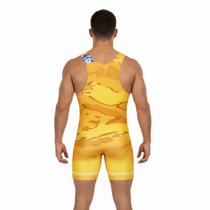 Professional Sports Wrestling Singlet MMA Powerlifting Jiu Jitsu Kimono Adult Unisex <b>Compression</b> Quick Dry Breathable Slim - Product Image 3