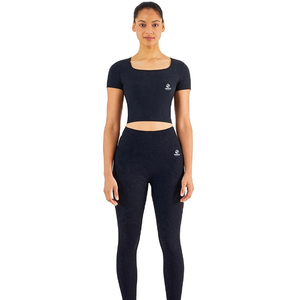 New Breathable Sportswear Solid Color Sports Bra High Quality Leggings Yoga 2 Piece <b>Set</b> for Women - Product Image 1