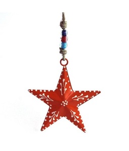 Campana de Metal Antigua Hecha a Mano, Decoración Navideña Colgante, Adorno Festivo - Product Image 3