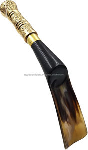 100% เขาสัตว์รองเท้าหนังวัวแฮนด์เมดทำจากหนังควายธรรมชาติสั้นและยาวจากอินเดีย - Product Image 5