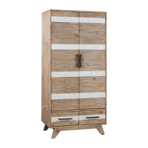 Armoire de chambre en bois massif de style antique, design moderne, marque Soho, qualité supérieure, garantie 10 ans, fabrication ODM, écologique - Product Image 3